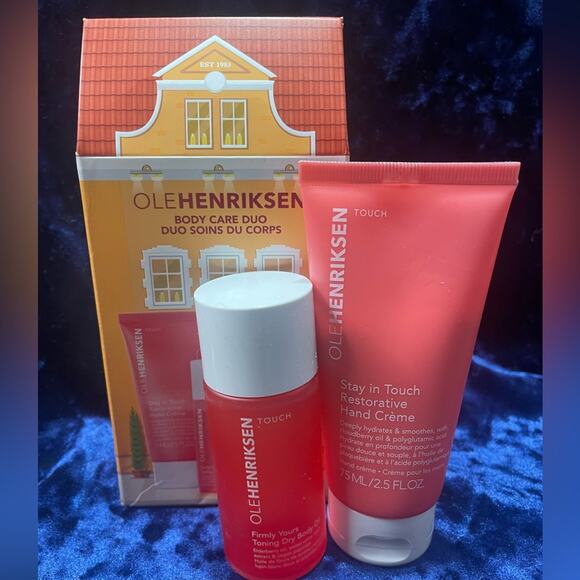 Ole Henriksen Body Care Duo - Hand Cream and Body Toning Dry Body Oil - Picture 1 of 3